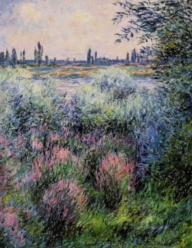 地味なシーン Painting - セーヌ河畔のスポット クロード・モネの風景